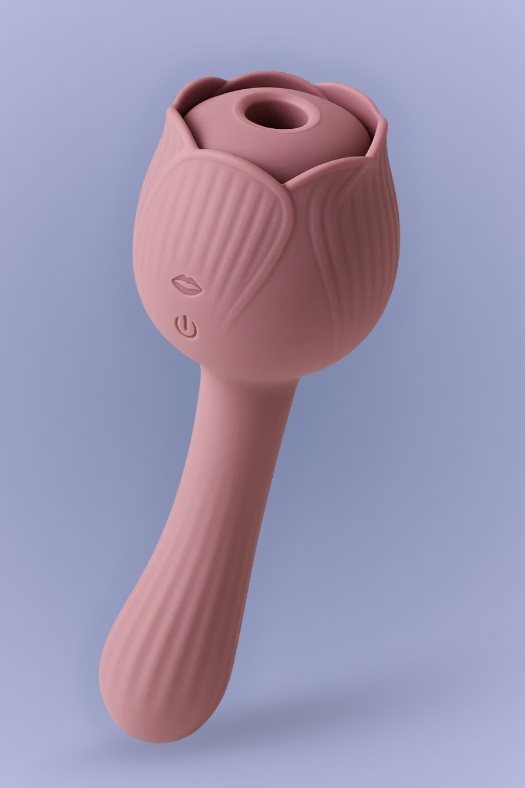 Vibrador succionador Bloom 3 en 1 de ONDA en color rosa, juguete sexual para bienestar sexual en México.